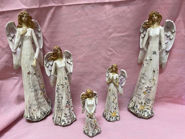 Resin Angel with Memory Verse
